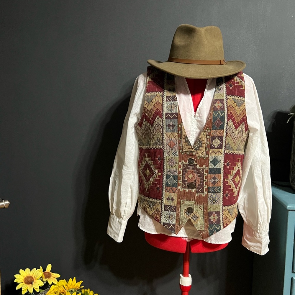 Vintage Gotcha Covered Patterned Vest
